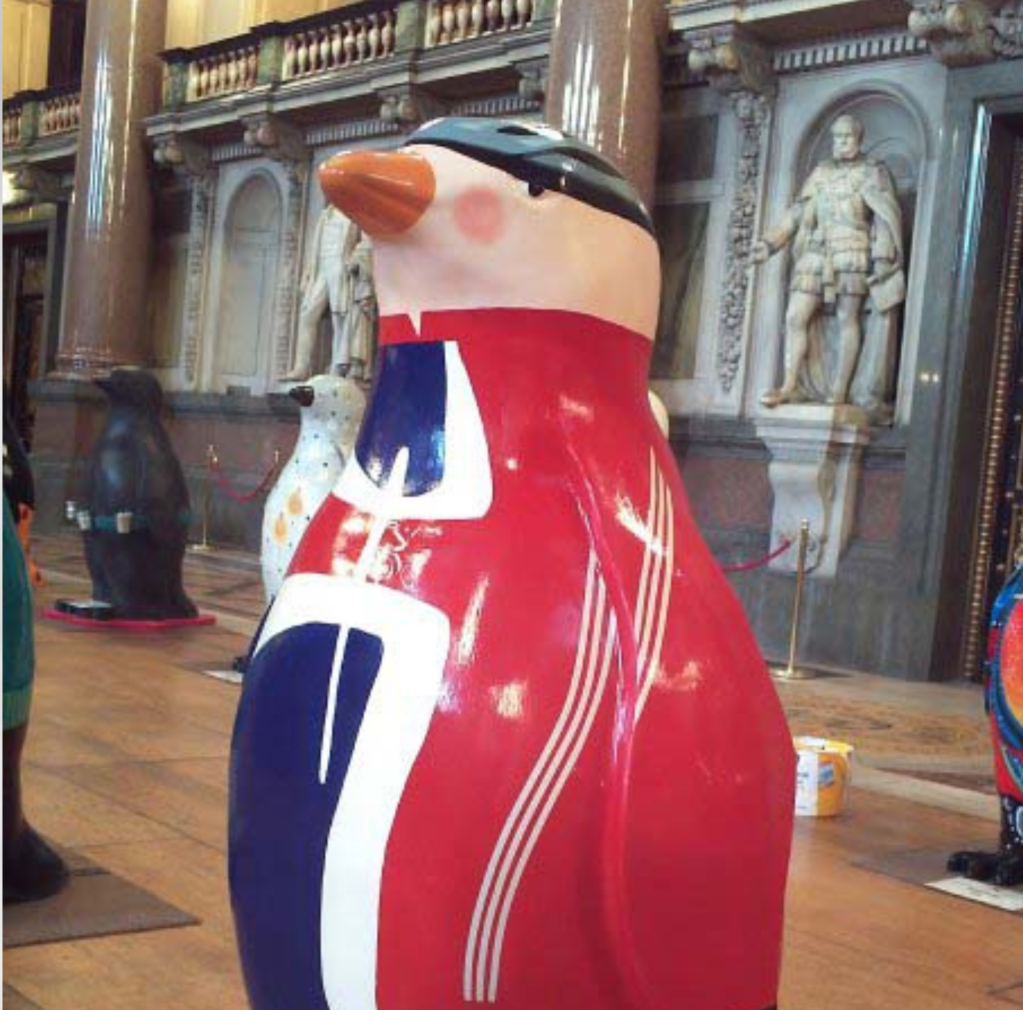 Chris the Penguin – Liverpool Go Penguin Parade 2010 Sculpture Inspired by Chris&nbsp;Hoy