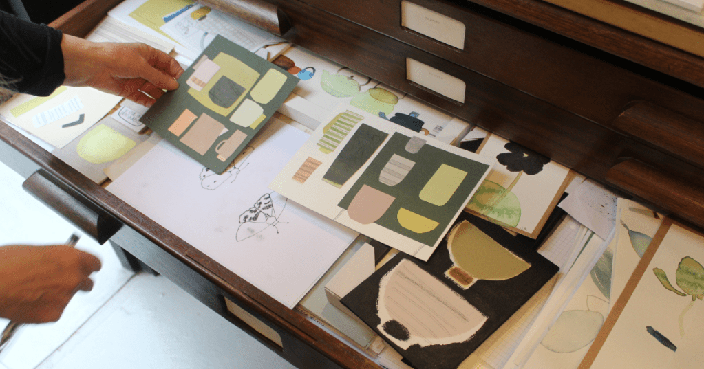 Susan Kane talks through some examples of her work from her studio.