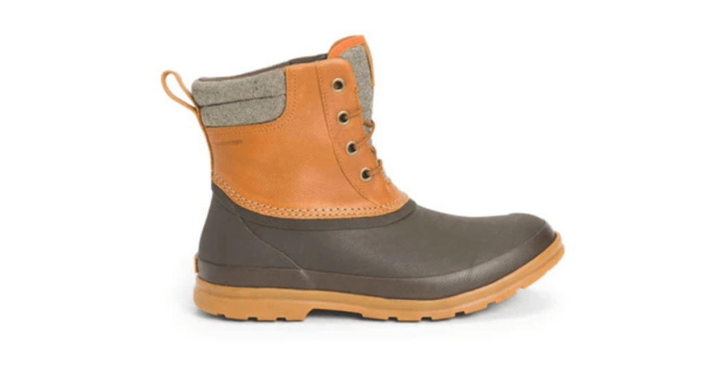 Image of Men's Muck Originals Duck Lace-Up Leather Short Boots.