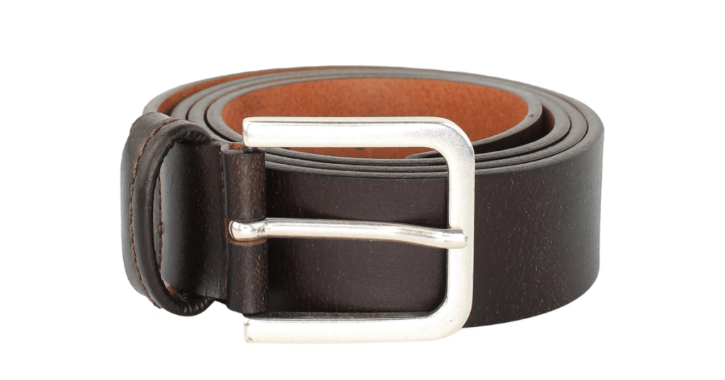 Image of Timberland Stitched Loop Brown Belt