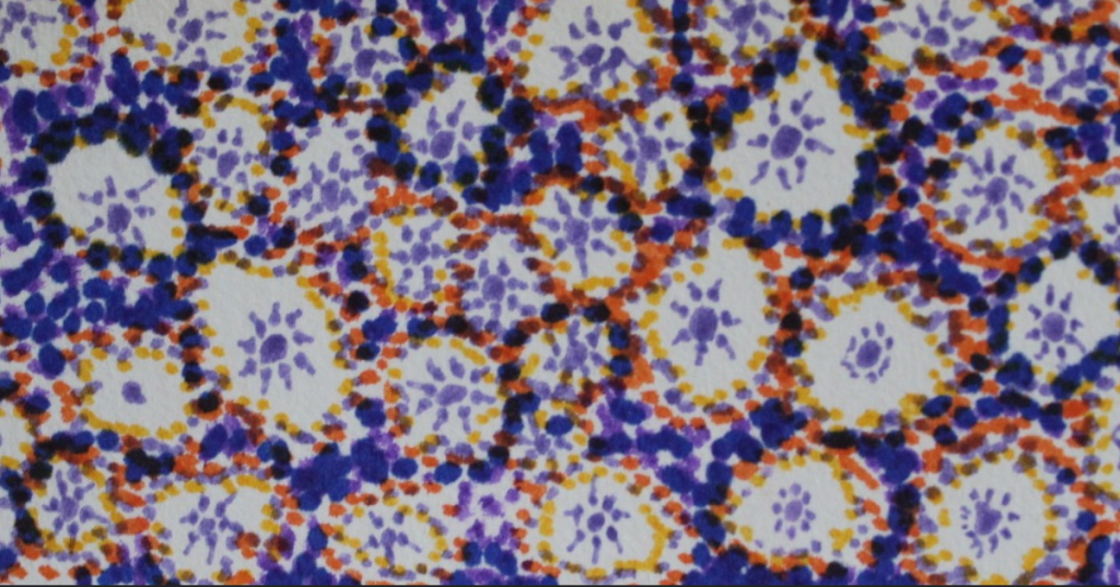 Textural entry from Alison Little 2025 Image Diary