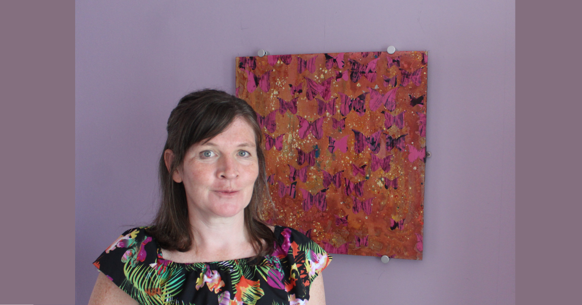 Flies of Beauty: A Vibrant Butterfly Artwork from North West Artist Alison Little